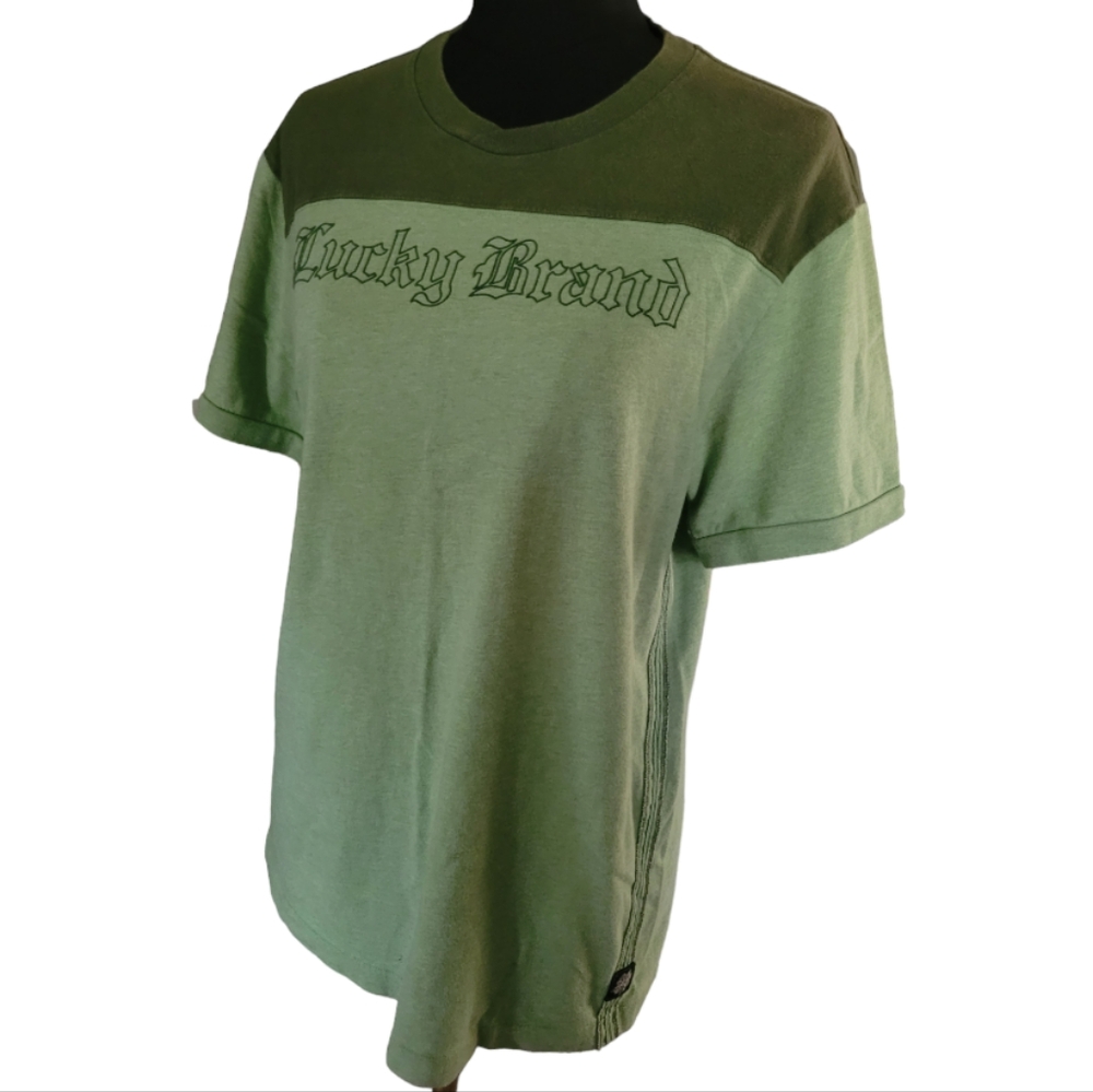 Vintage inspired Lucky Brand "luck o the Irish" tee shirt, men's sz S